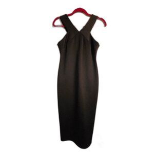 ✨ Limited Collection ✨ NWOT JLo Black V-Neck Bodycon Dress – Size 4